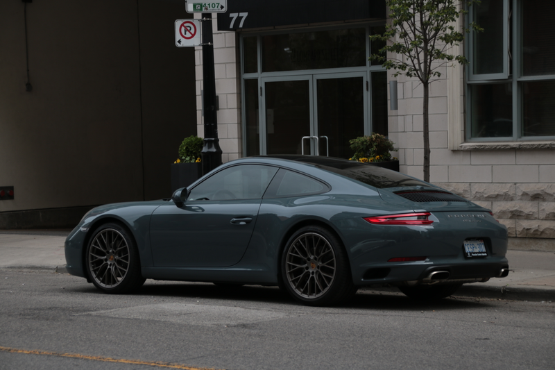 BONUS: Porsche 911 parked downtown near the Karma